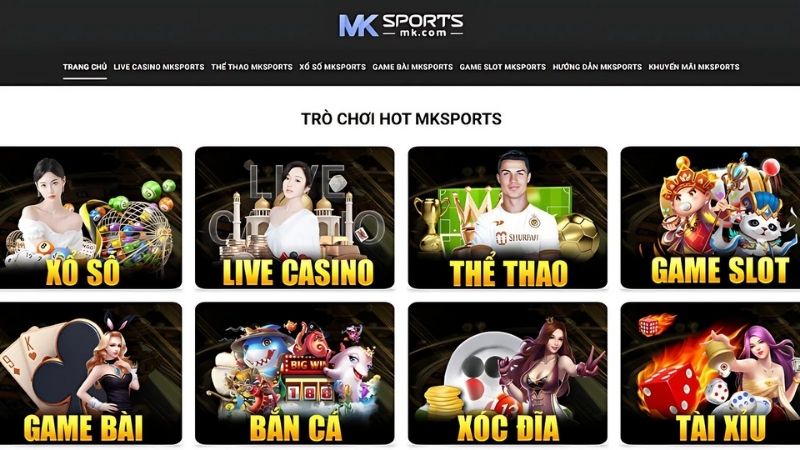 Đăng ký MKSports để tận hưởng kho game không giới hạn, chất lượng cao