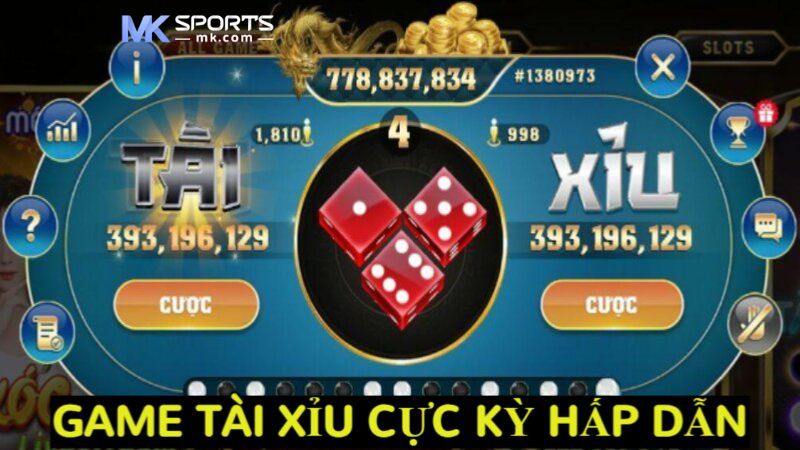 Game Tài Xỉu cực kỳ hấp dẫn