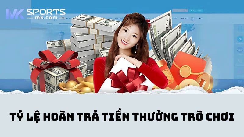 Tỷ lệ hoàn trả tiền thưởng trò chơi nên đến 3%