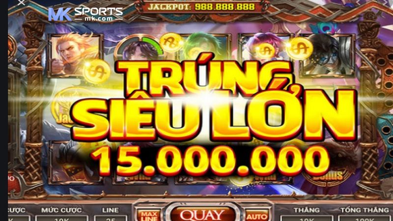 Nhà cái MKSports cung cấp nhiều thể loại game quay hũ hấp dẫn